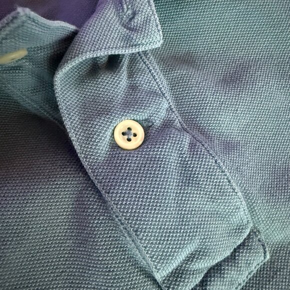 Polo Ralph Lauren Men's Light Blue with Orange Logo, Large - Picture 4 of 5